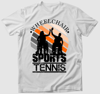 Kerekesszékben sport tennis póló