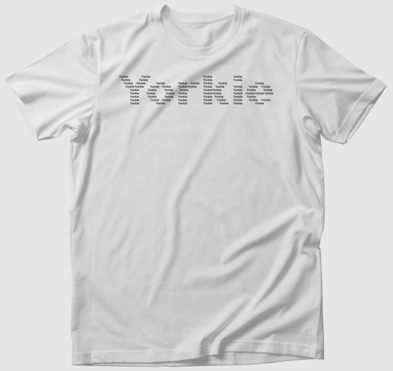 Yorkie betűs póló