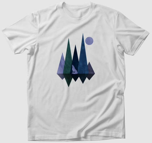 Farkas és hegyek póló 6