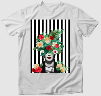 Frida Kalho virágokkal póló