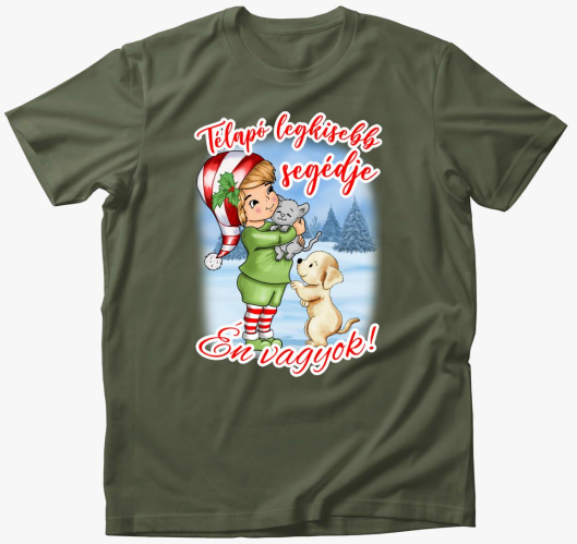 A télapó legkisebb segédje man...