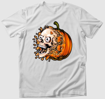 Ijesztő tökös Halloween póló