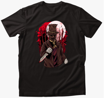 Halloween-i kalapos gyilkos póló