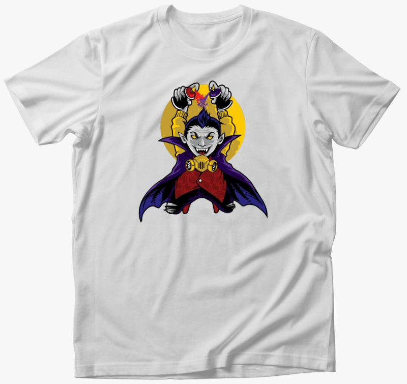 Graffitis vámpír póló