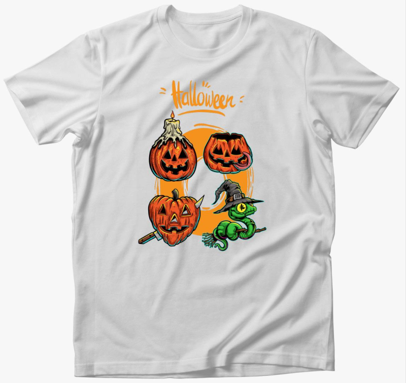 Halloween-i tökfejek póló