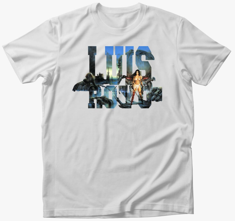 Csajszi robottal póló