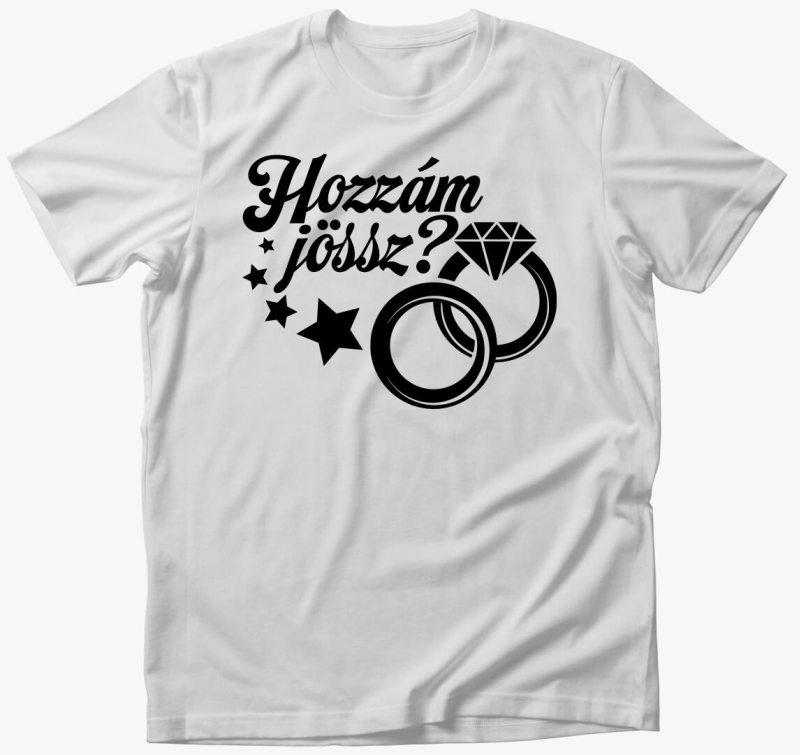 Hozzám jössz mintás póló