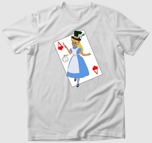 Alice Pókerországban póló