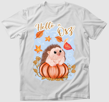 Helló ősz süni tökön gyerek póló