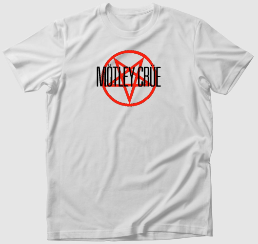Mötley Crüe logó  póló