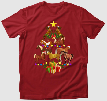 Lovas karácsonyi póló