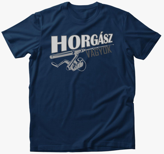 Horgászbotos póló