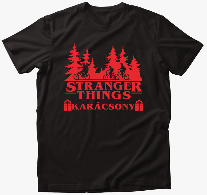 Stranger Things karácsony póló