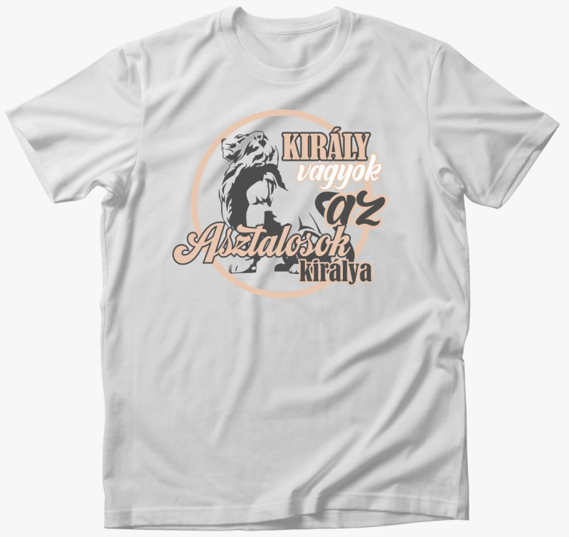 Király vagyok asztalos póló