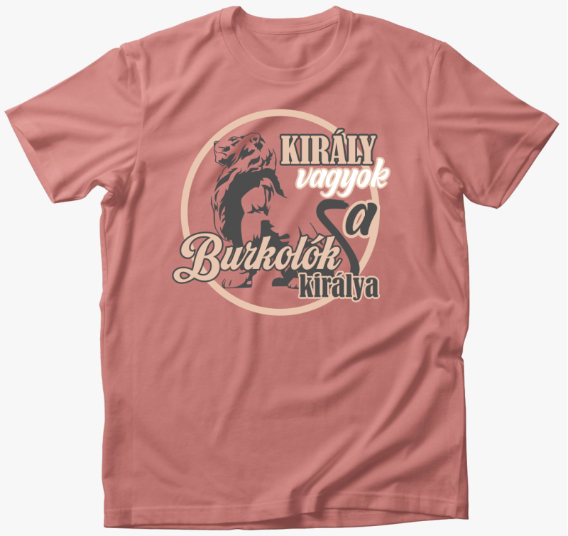 Király vagyok burkoló póló