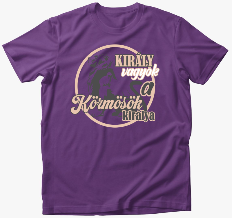 Király vagyok körmös póló