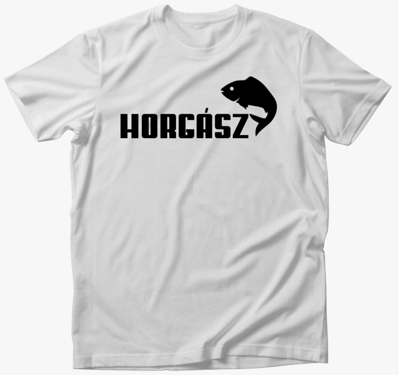 Horgász emblémás póló