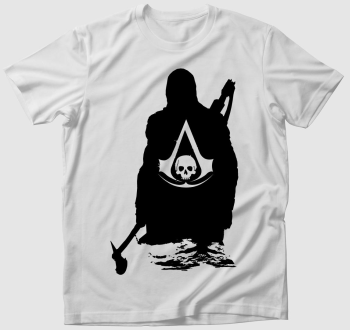 Assassins Creed sziluett mintájú póló