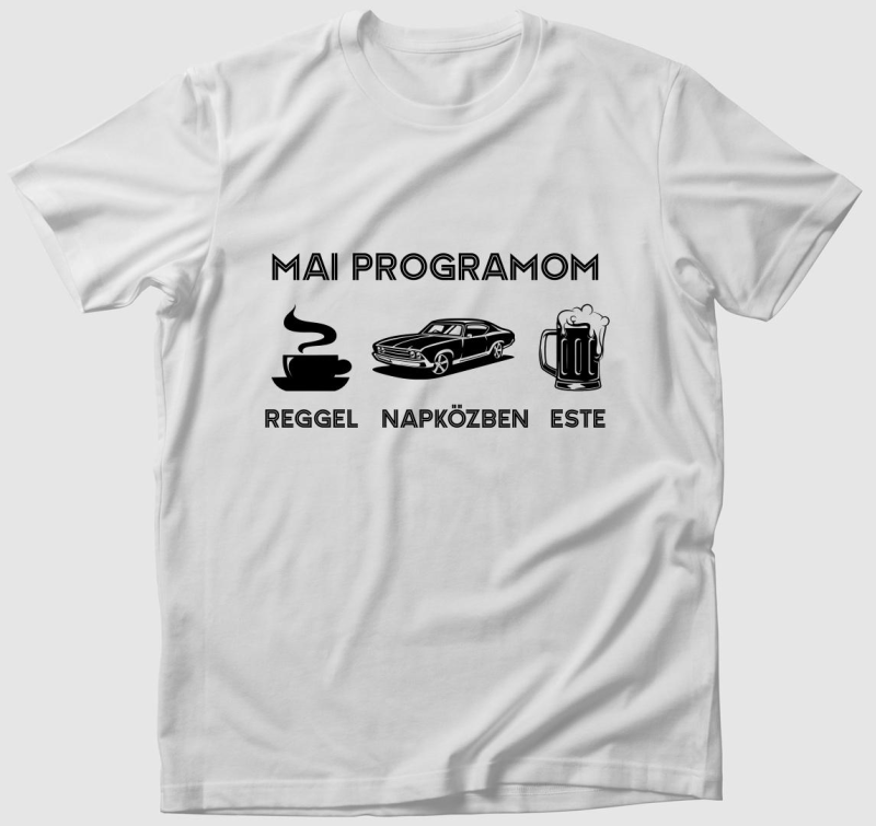 Napirend mai programom autózás póló