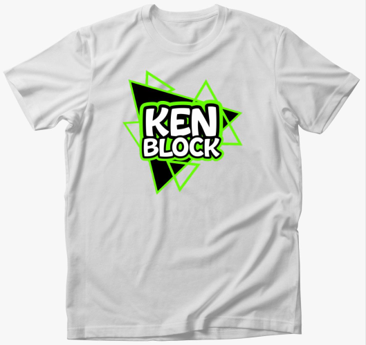 Ken Block feliratú póló