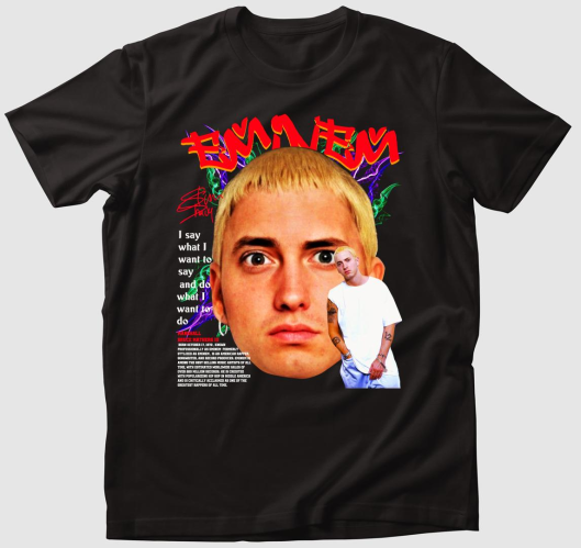 Fiatal Eminem póló