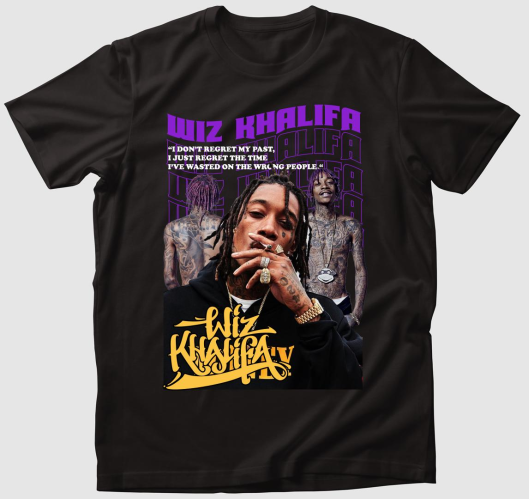 Wiz Khalifa portré póló