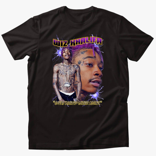 Wiz Khalifa arcképes póló