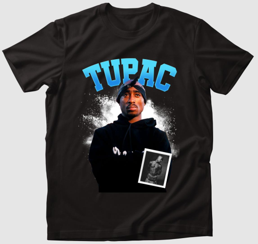 Tupac fénykép póló