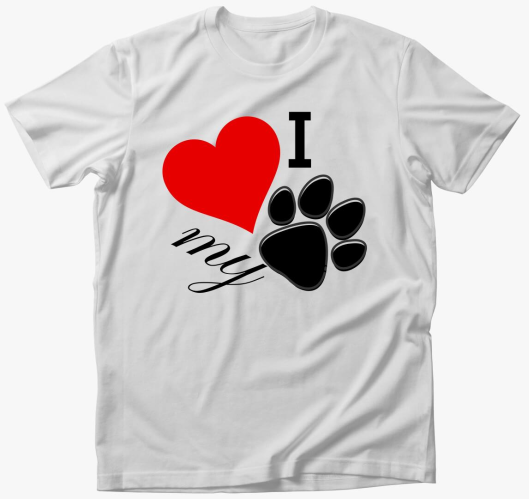 Szeretem a kutyám póló