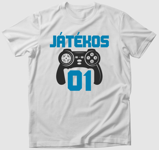 Játékos 01 gamer páros póló...