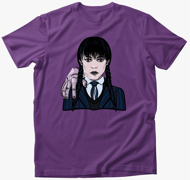 Wednesday és Izé karakter póló