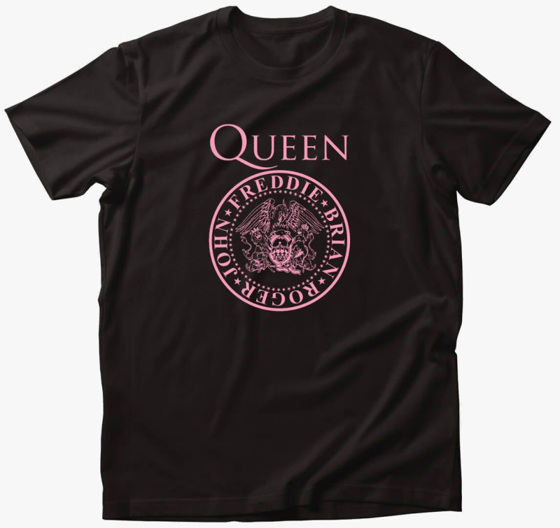 Queen logo bandatagokkal Póló