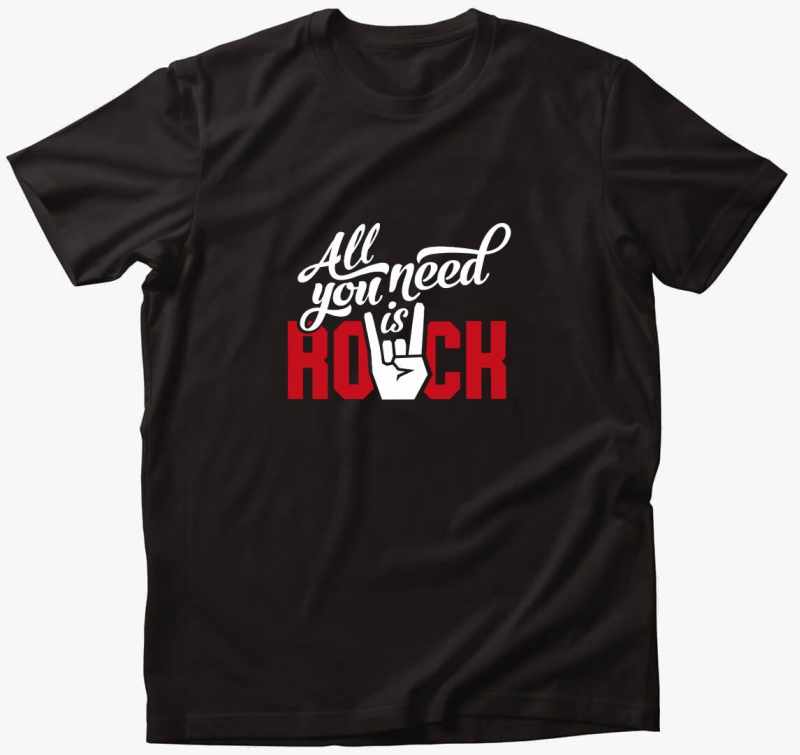 All you need is rock Póló