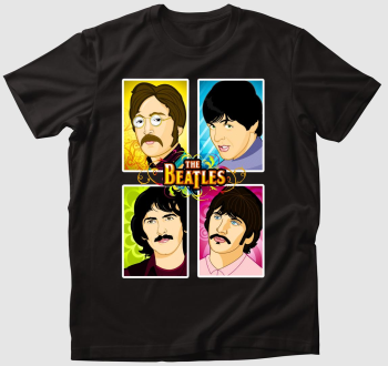 The Beatles rajzolt póló
