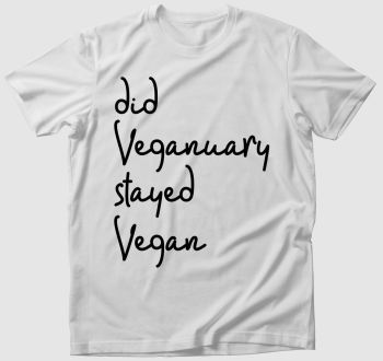 Did Veganuary (dőlt betűs) póló