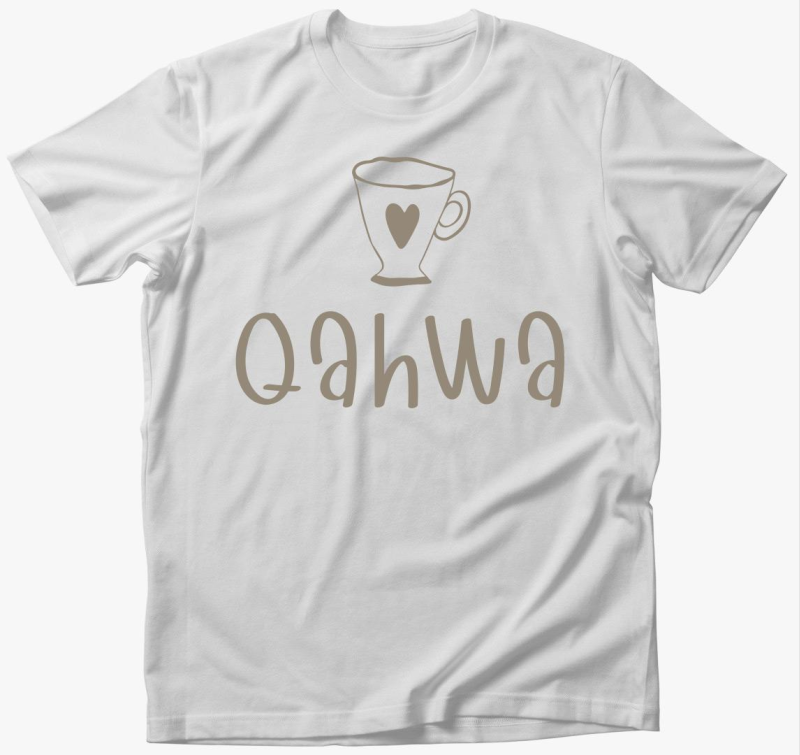 Qahwa - török/arab kávé (világos) póló