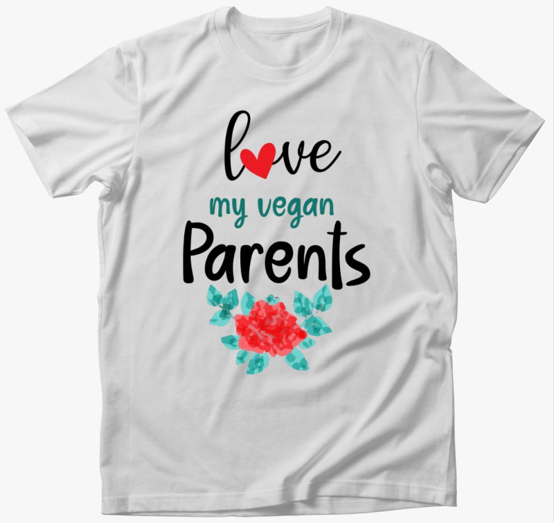 Love my Vegan Parents póló