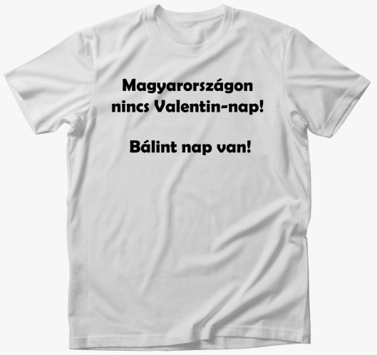 Nincs Valentin Nap póló