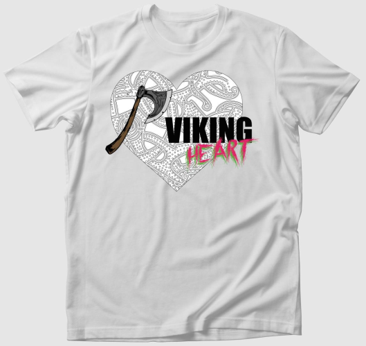 Viking heart póló