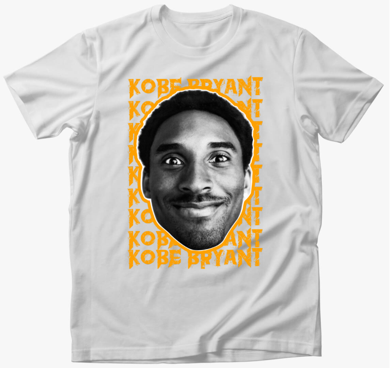 Kobe Bryant Arckép póló