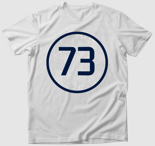73 prím (Sheldon) kék póló