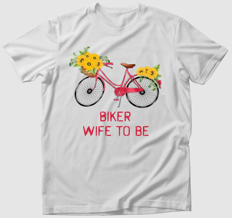 Biker wife to be póló
