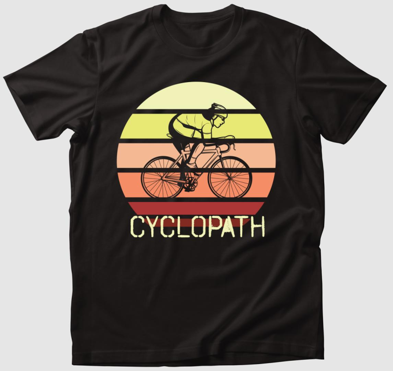 Cyclopath barna póló