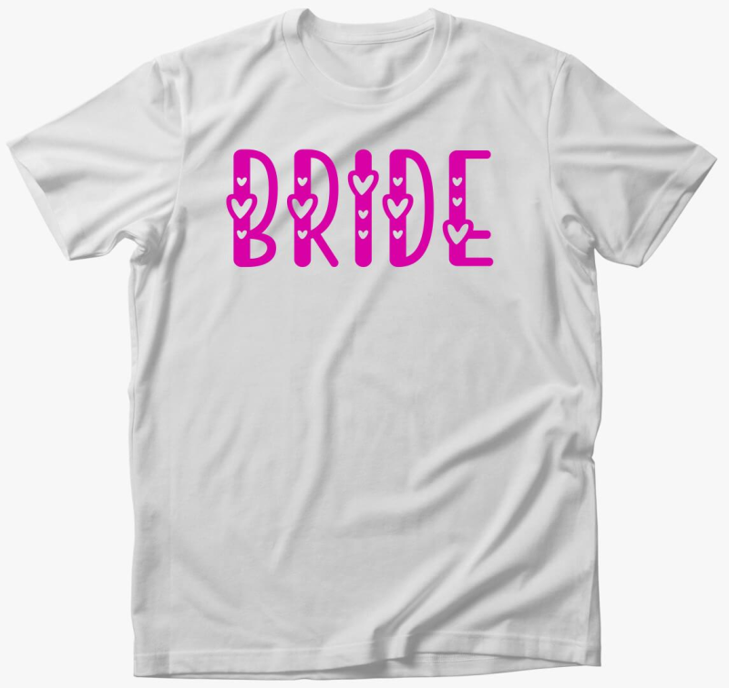 Bride pink póló