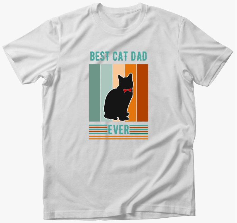 Best Cat Dad póló