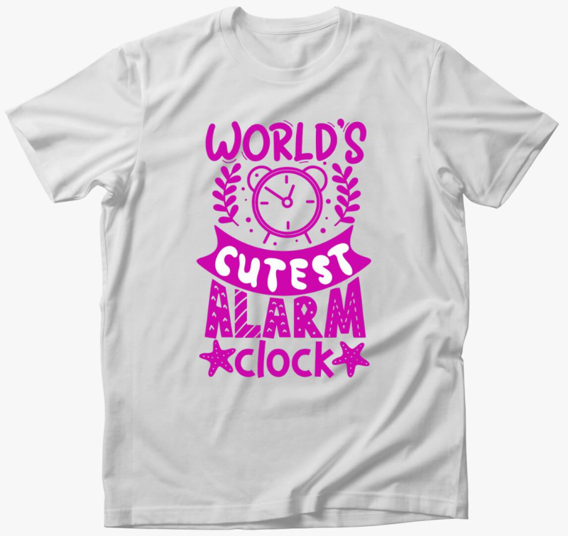 Legcukibb ébresztőóra rózsaszín póló