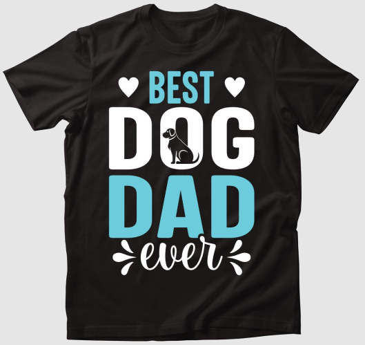 Best dog dad ever kutyás póló...