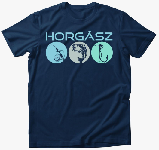 Horgász icon póló