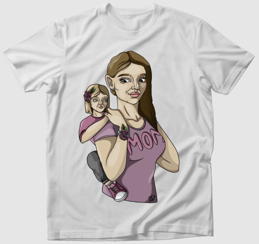 Anya és lánya póló