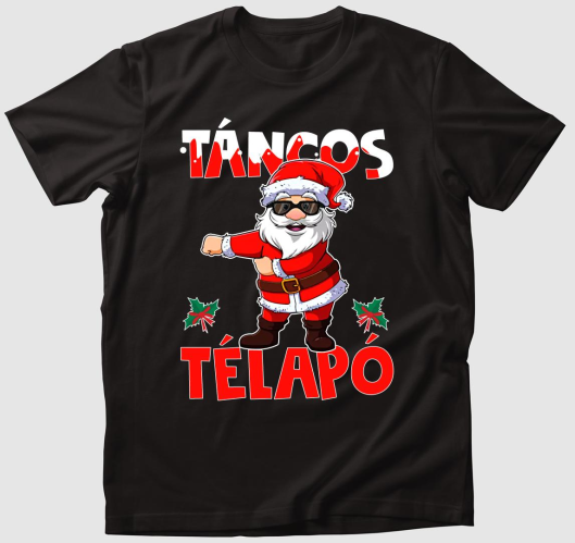 Táncos Télapó póló